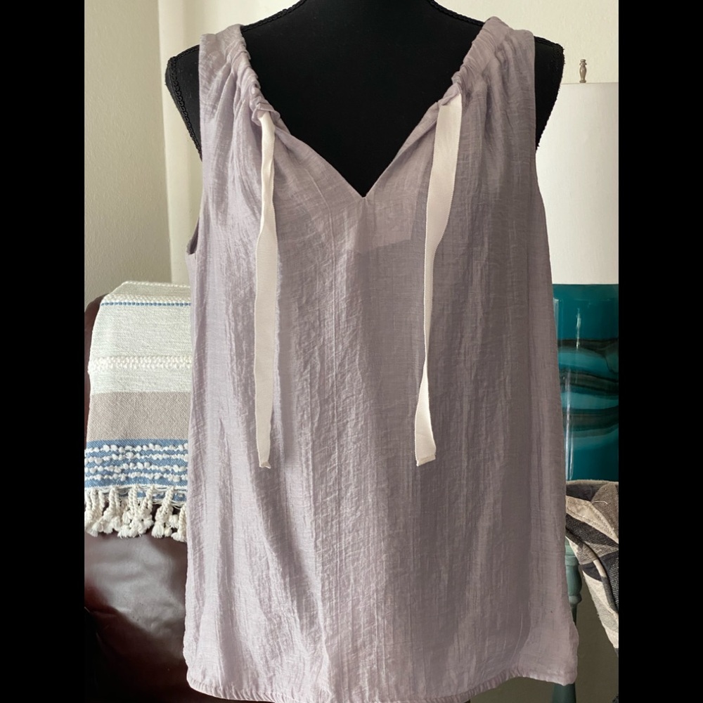 Ann Taylor Loft, Lilac Swing Blouse, M